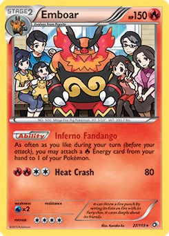 Emboar card artwork
