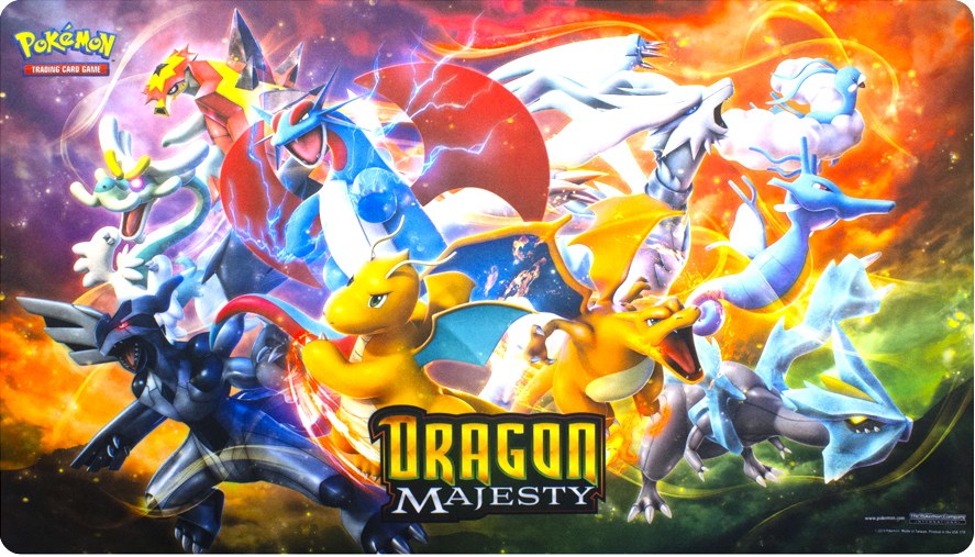 Pokemon TCG: Dragon Majesty Super-Premium Playmat - Pokemon Playmats