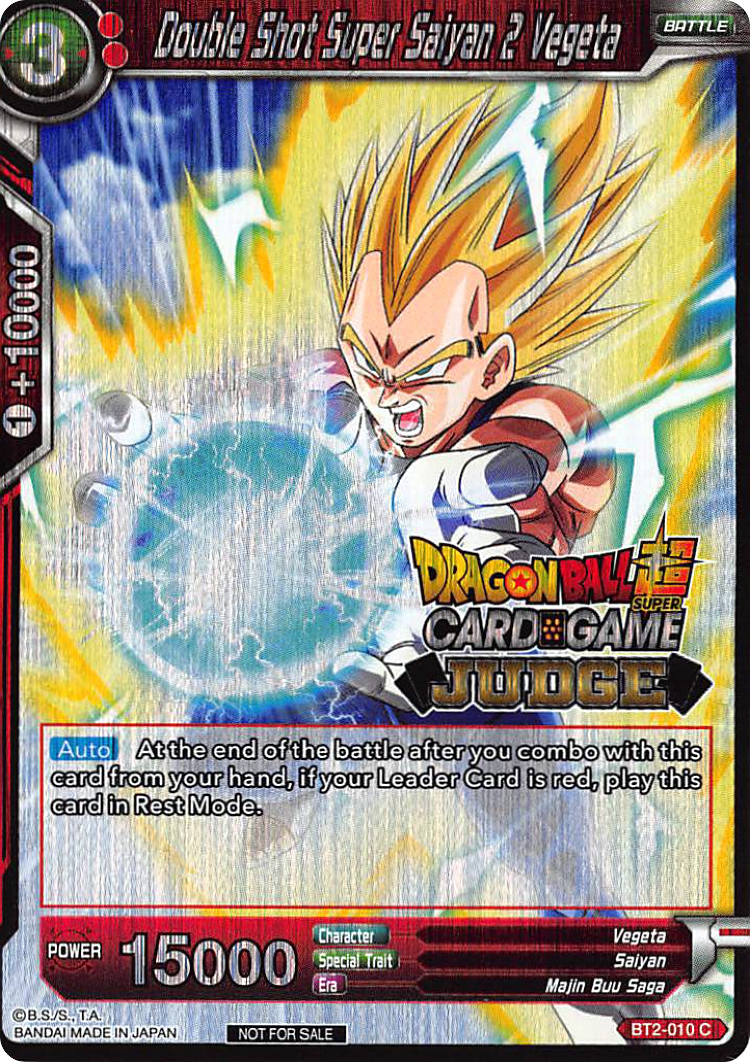 SSR Super Saiyan 2 Vegeta Dragon Ball Trading Cards CCG