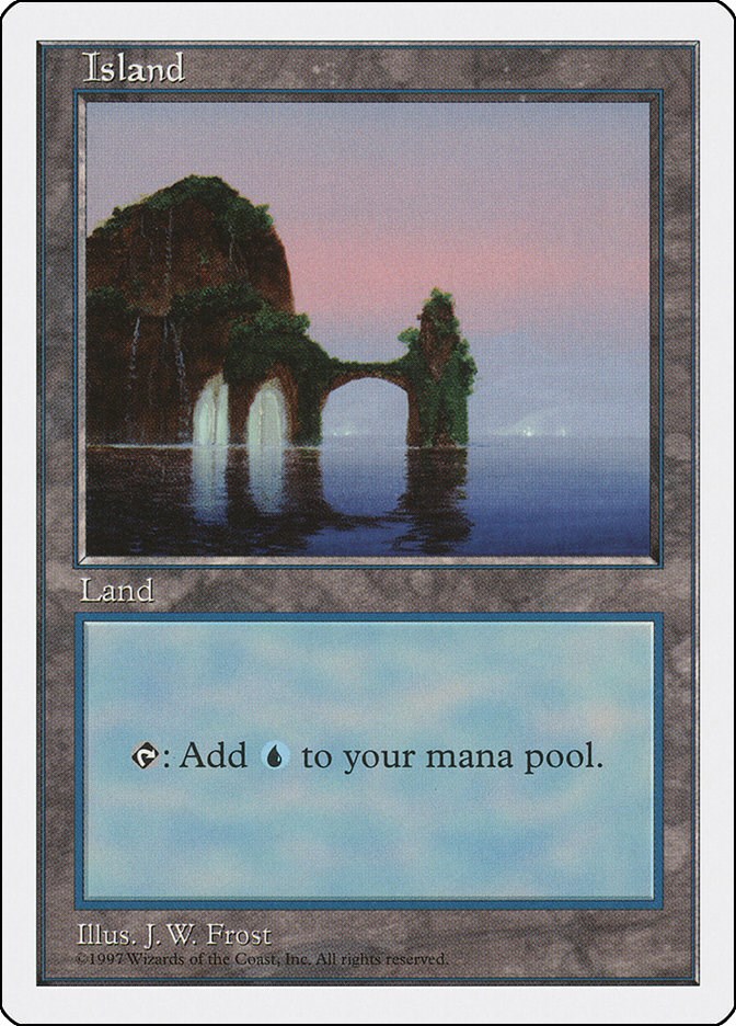 Island (434) - Fifth Edition - Magic: The Gathering