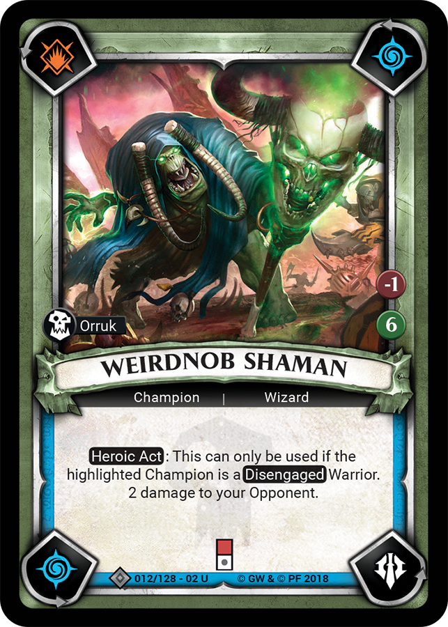 Weirdnob Shaman (Claimed) - Wave 2 - Onslaught - Warhammer Age of ...