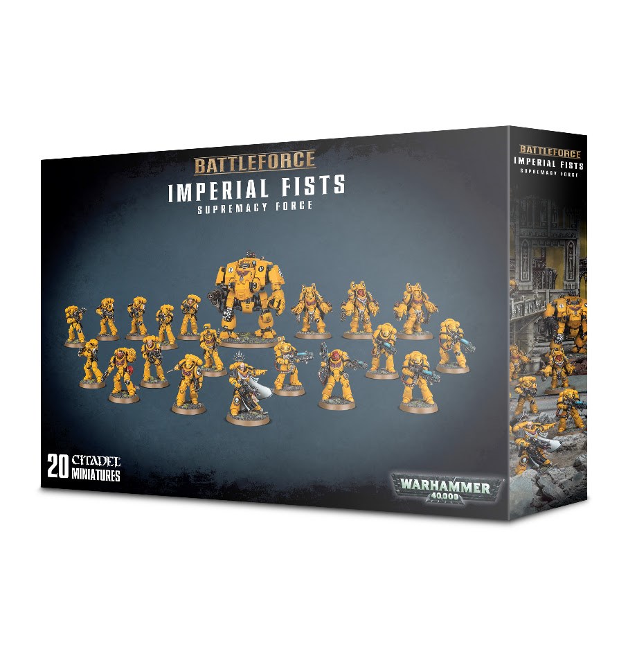 Warhammer 40k Battleforce Imperial Fists Supremacy Force