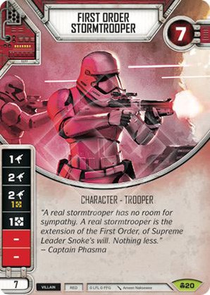 First Order Stormtrooper - Convergence - Star Wars: Destiny