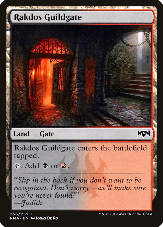 Rakdos Guildgate (256) Ravnica Allegiance Magic The Gathering