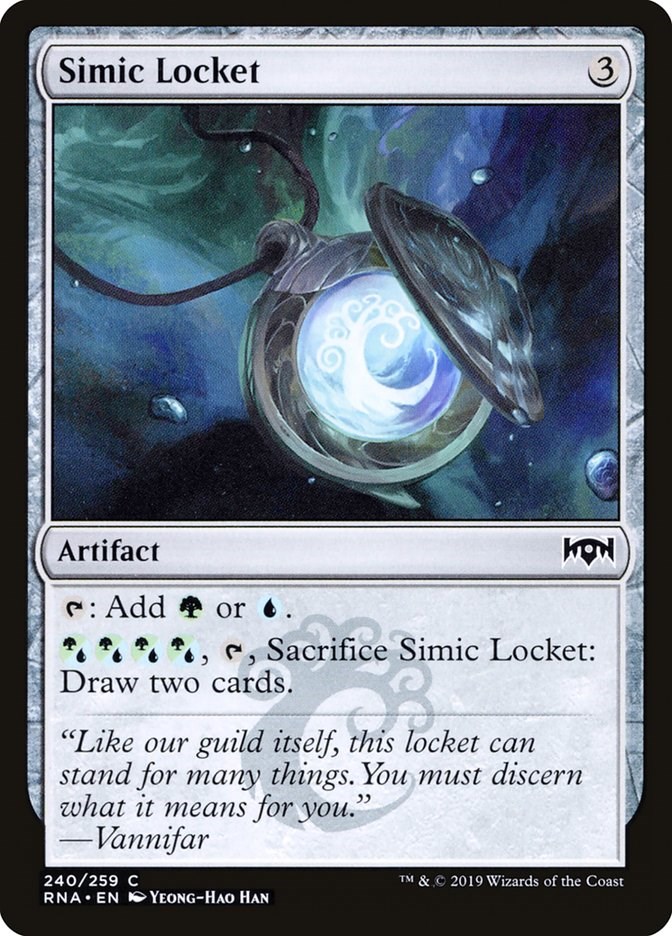 Simic Locket Ravnica Allegiance Magic The Gathering