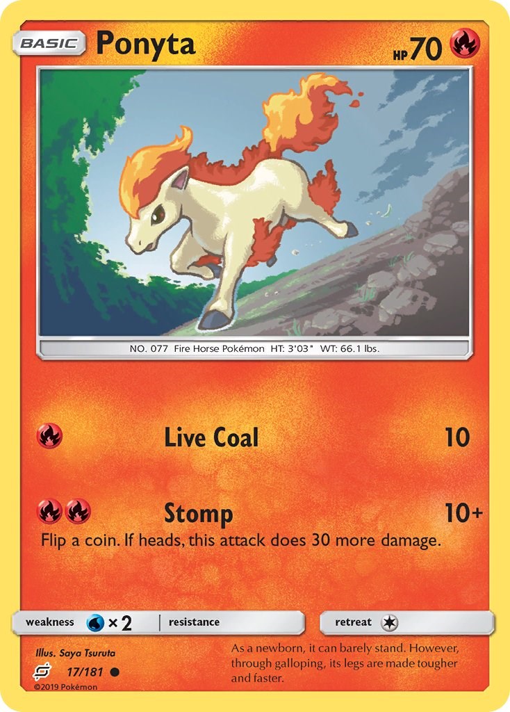 Ponyta card artwork
