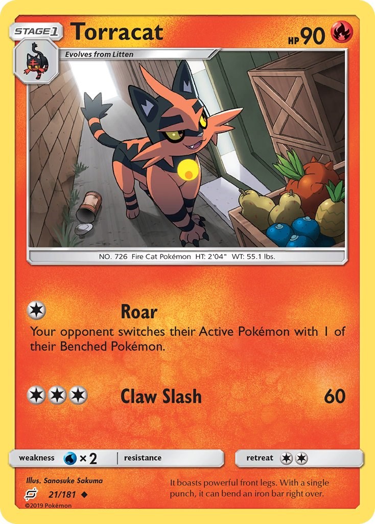 Torracat card artwork