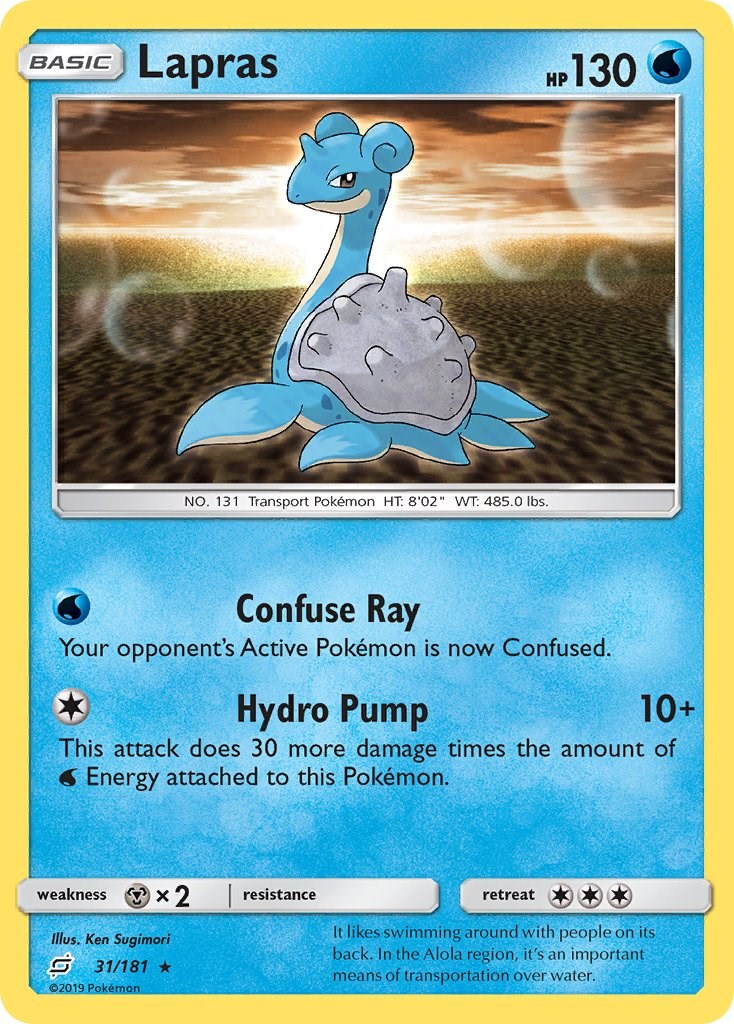 Lapras card artwork