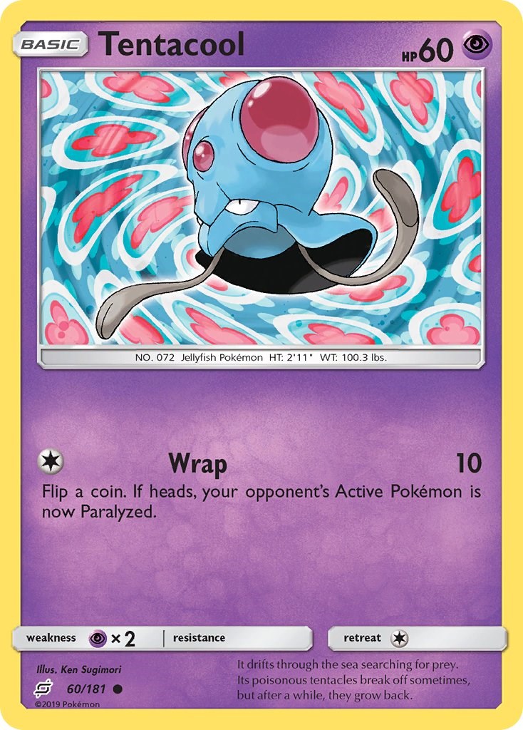 Tentacool card artwork
