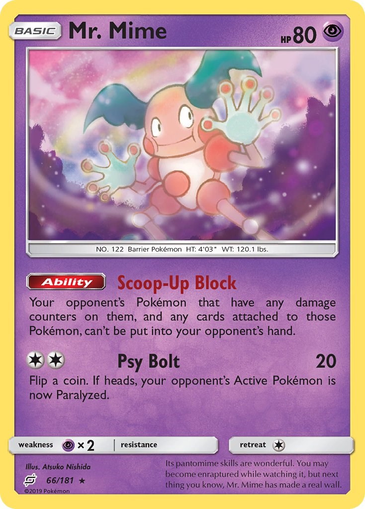 Mr. Mime card artwork