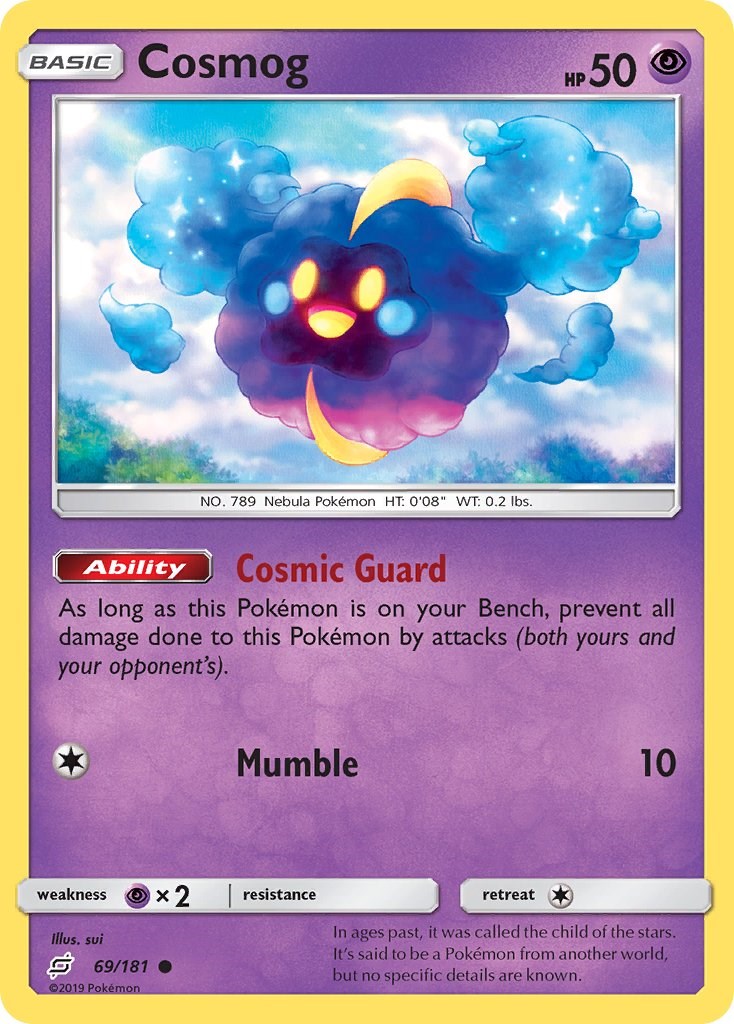 Cosmog card artwork