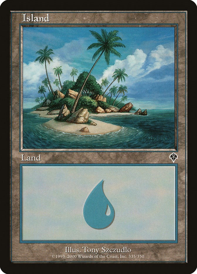 Island (335) - Invasion - Magic: The Gathering