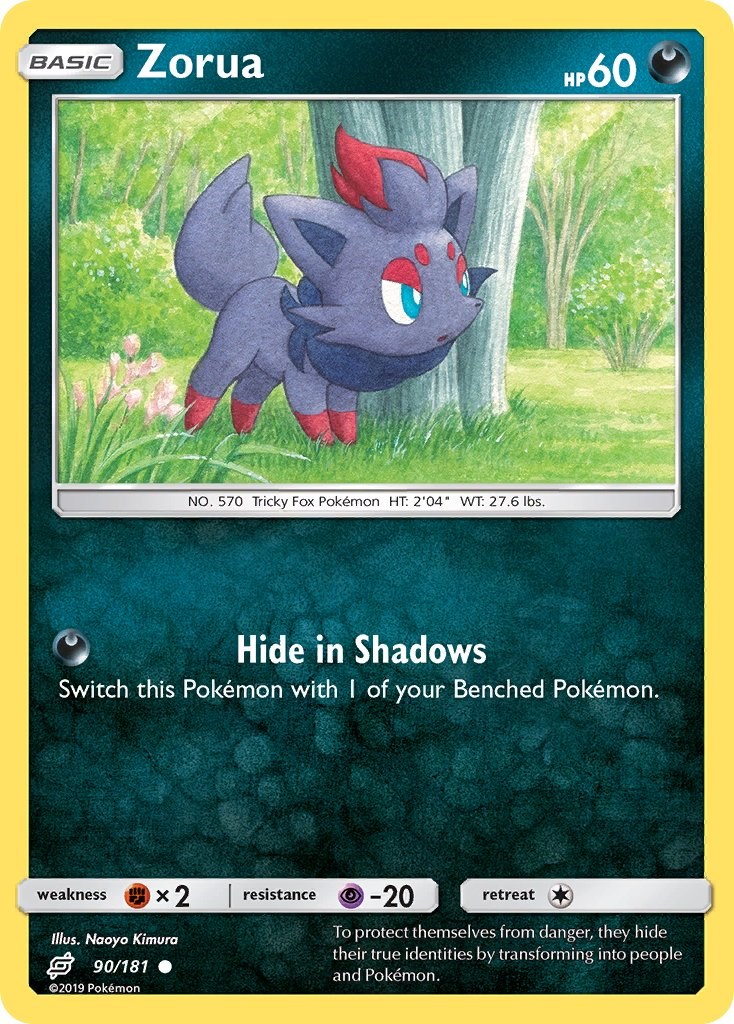 Zorua card artwork