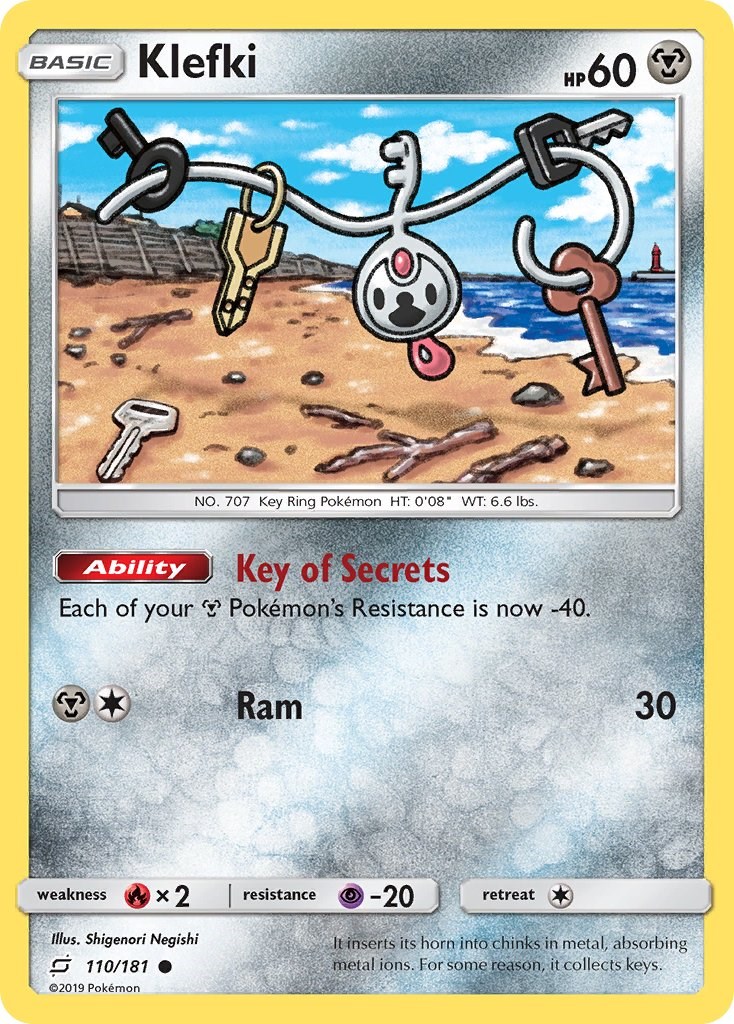 Klefki card artwork