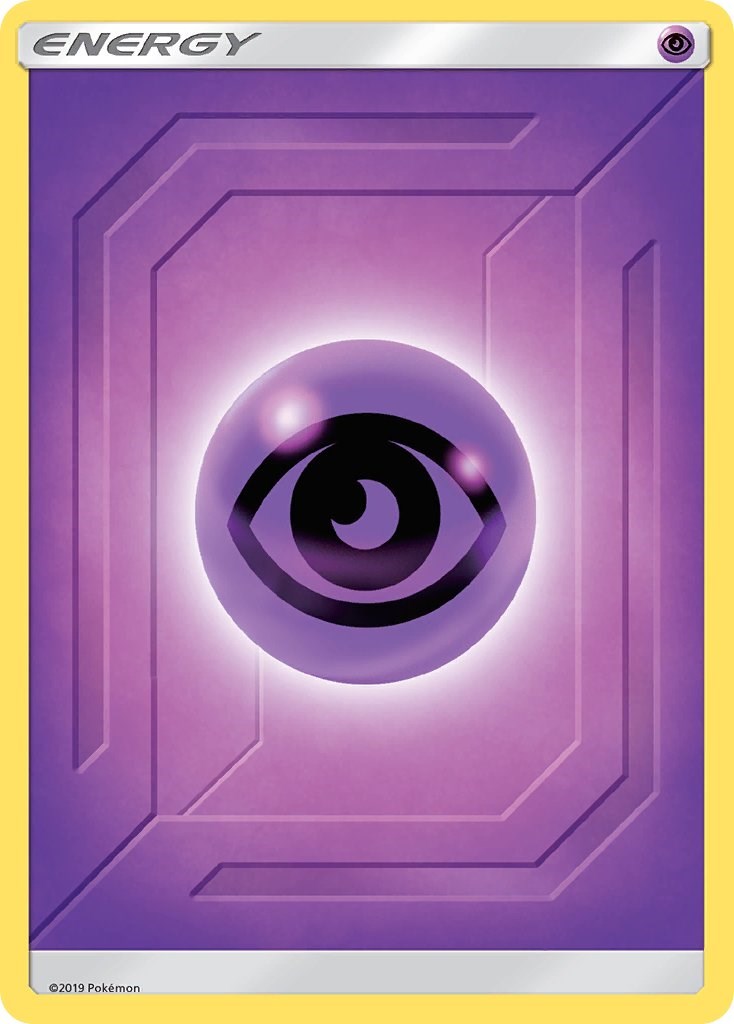 10x Psychic Pokemon Sun and Moon Basic Energy Cards TCG New 2019 Style 