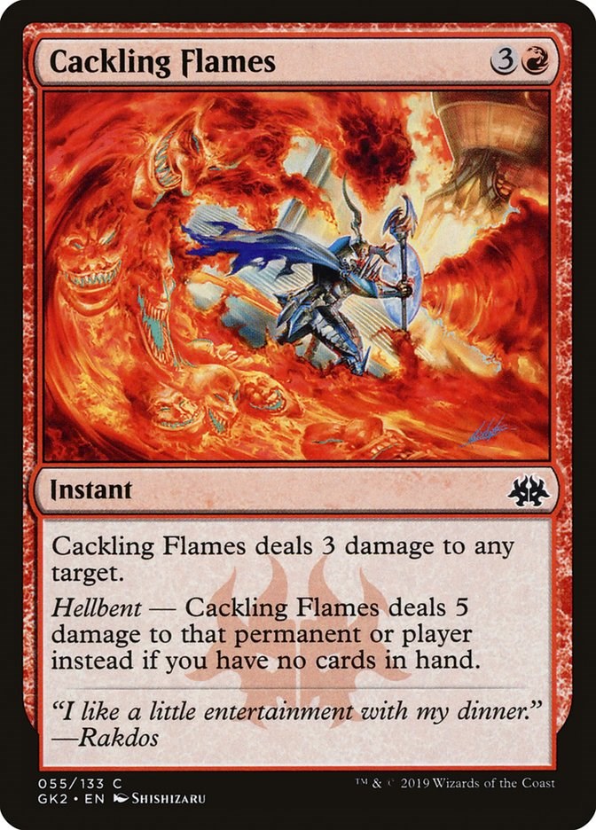 Cackling Flames - Ravnica Allegiance: Guild Kits - Magic: The Gathering