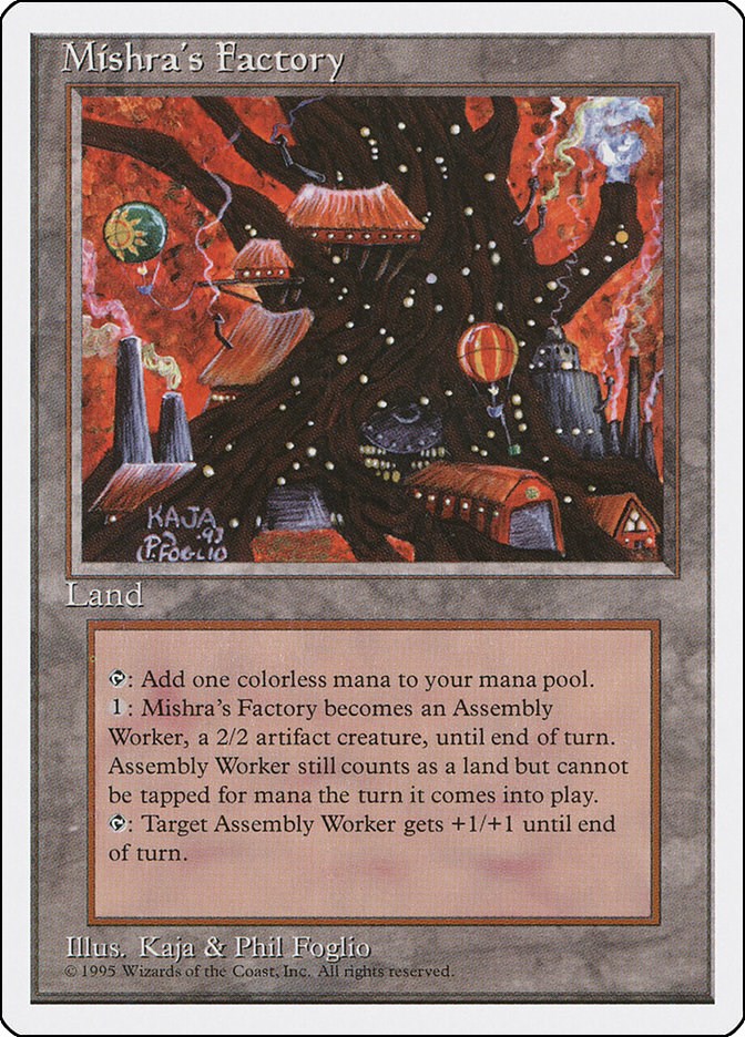 Mishra's Factory - Fourth Edition - Magic: The Gathering