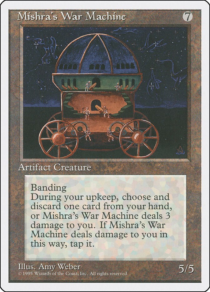 Mishra's War Machine Fourth Edition Magic The Gathering