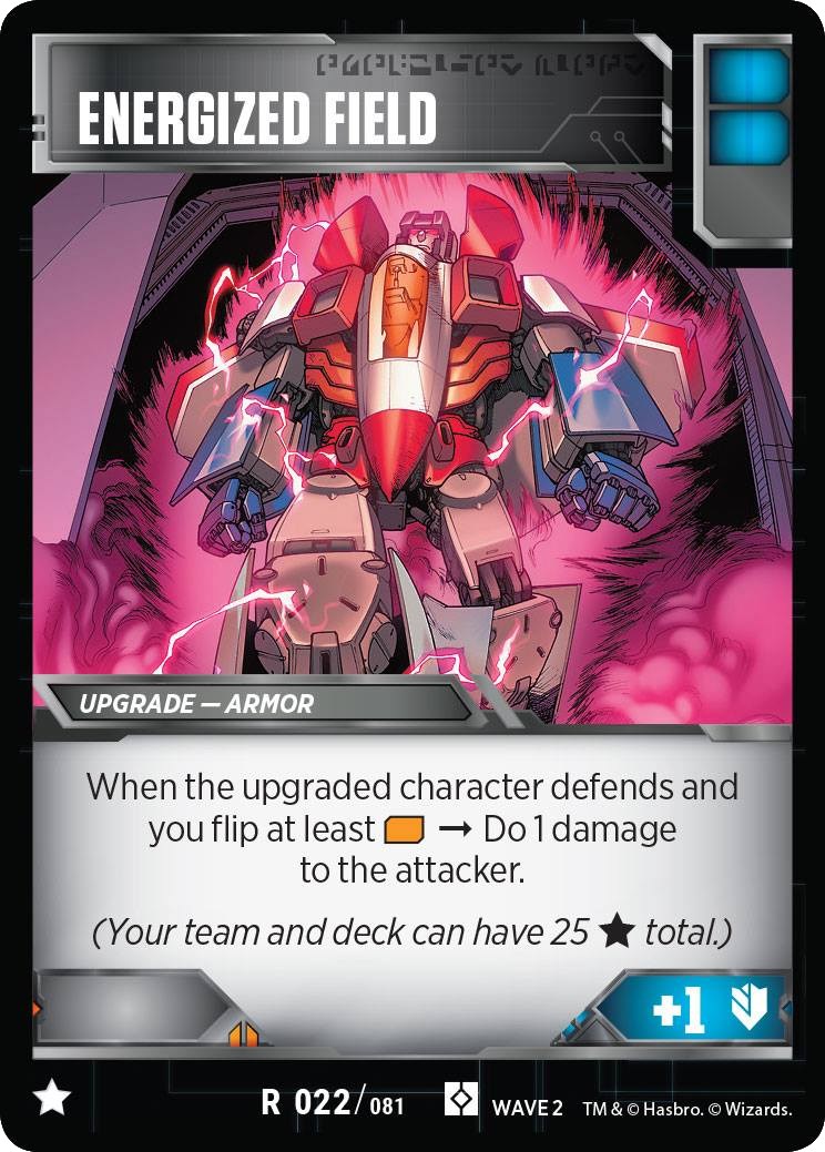 Transformers TCG Rise of the Combiners Energized Field #R 022 Rare 