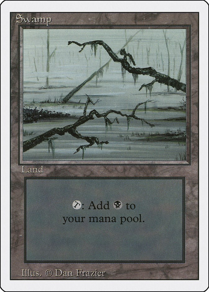 Swamp (C) - Revised Edition - Magic: The Gathering