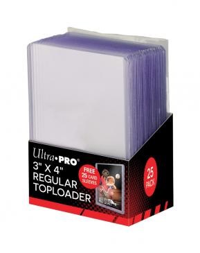 3 x 4 Clear Regular Toploader with Card Sleeves (25-Count) - Ultra Pro  Toploaders - Collectible Storage