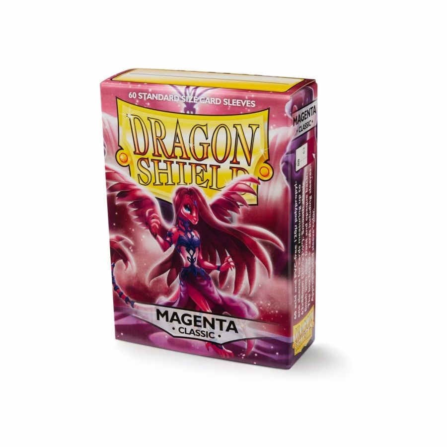 Dragon Shield Classic Standard Sleeves - Magenta (60-Pack) - Dragon ...