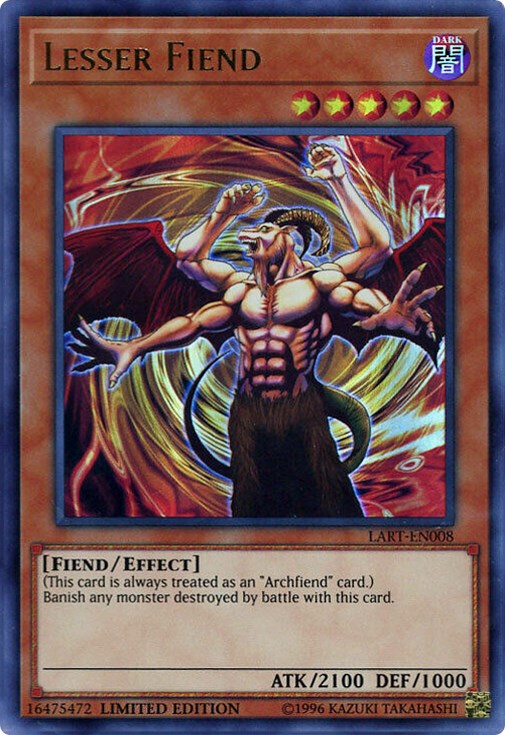Lesser Fiend The Lost Art Promotion YuGiOh