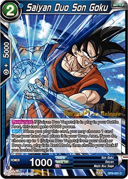 Saiyan Duo Son Goku - Destroyer Kings Pre-Release Cards - Dragon Ball ...