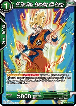 Ss Son Goku, Exploding With Energy - Destroyer Kings Pre-release Cards 