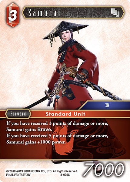 Samurai - Opus VIII - Final Fantasy TCG