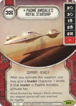 Padme Amidala's Royal Starship - Convergence - Star Wars: Destiny