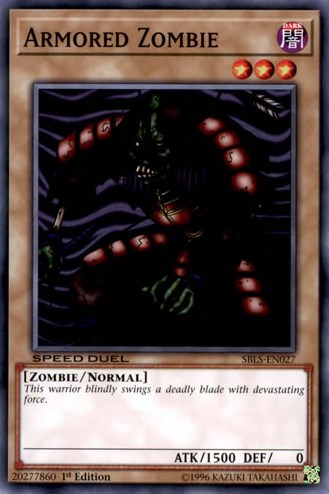 Armored Zombie - Speed Duel: Arena of Lost Souls - YuGiOh