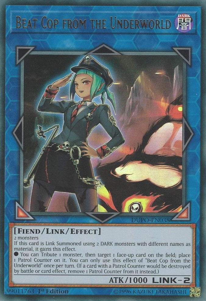 NM Beat Cop from the Underworld DUPO-EN038 Ultra Rare Yu-Gi-Oh 