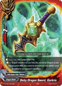 Deity Dragon Sword, Garkris - S-TD01: Draknight - Future Card BuddyFight