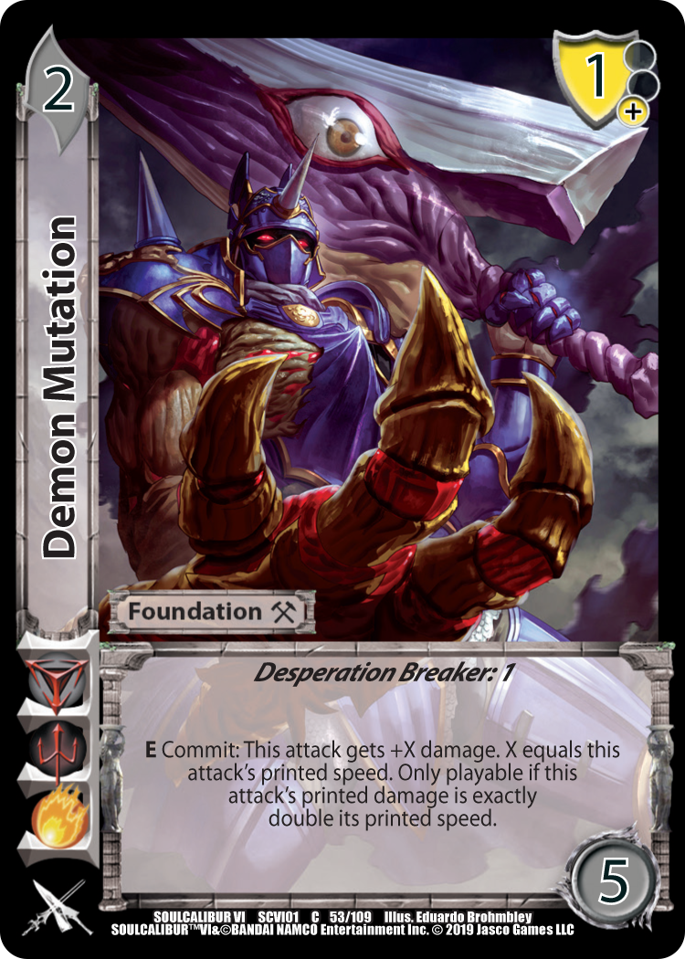 Demon Mutation - SoulCalibur VI - UniVersus