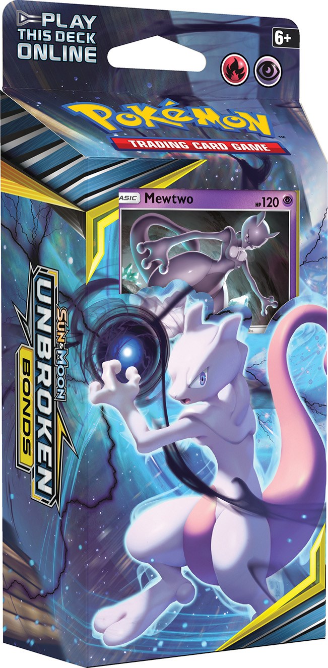 Pokemon TCG: Sun & Moon - Unbroken Bonds Battle Mind Theme Deck (Mewtw –  TBC Games