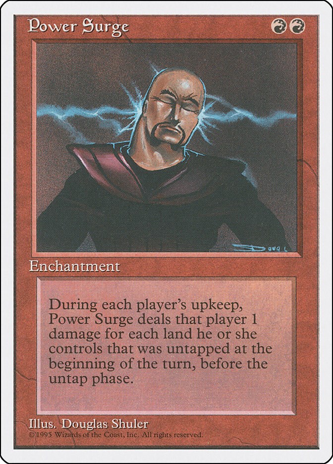 Power Surge Fourth Edition Magic The Gathering 1886 