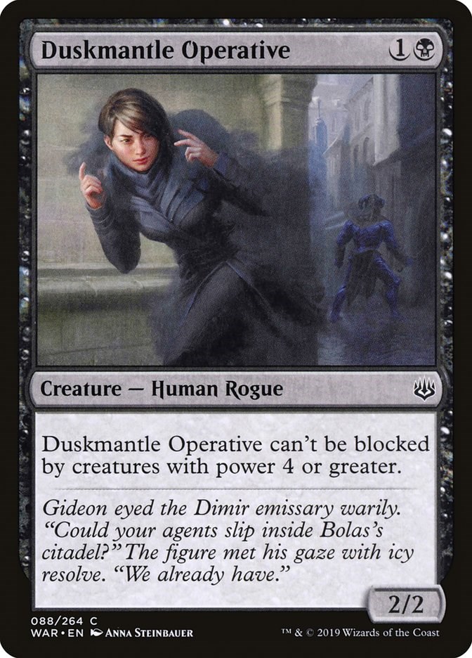 Duskmantle Operative War Of The Spark Magic The Gathering