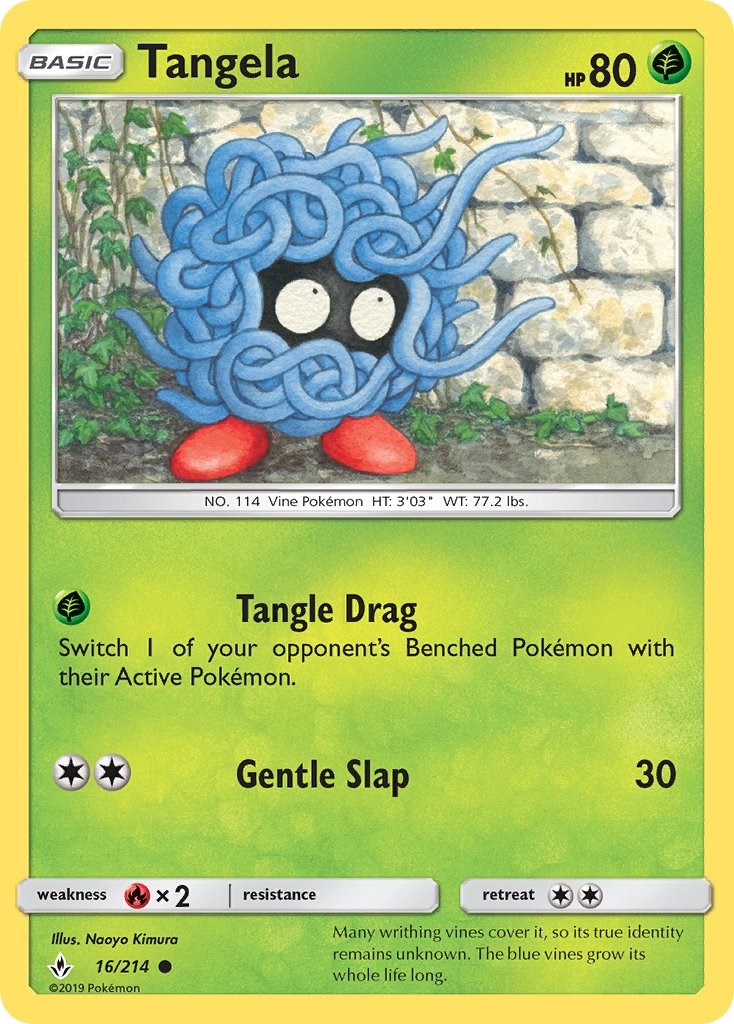 Tangela card artwork
