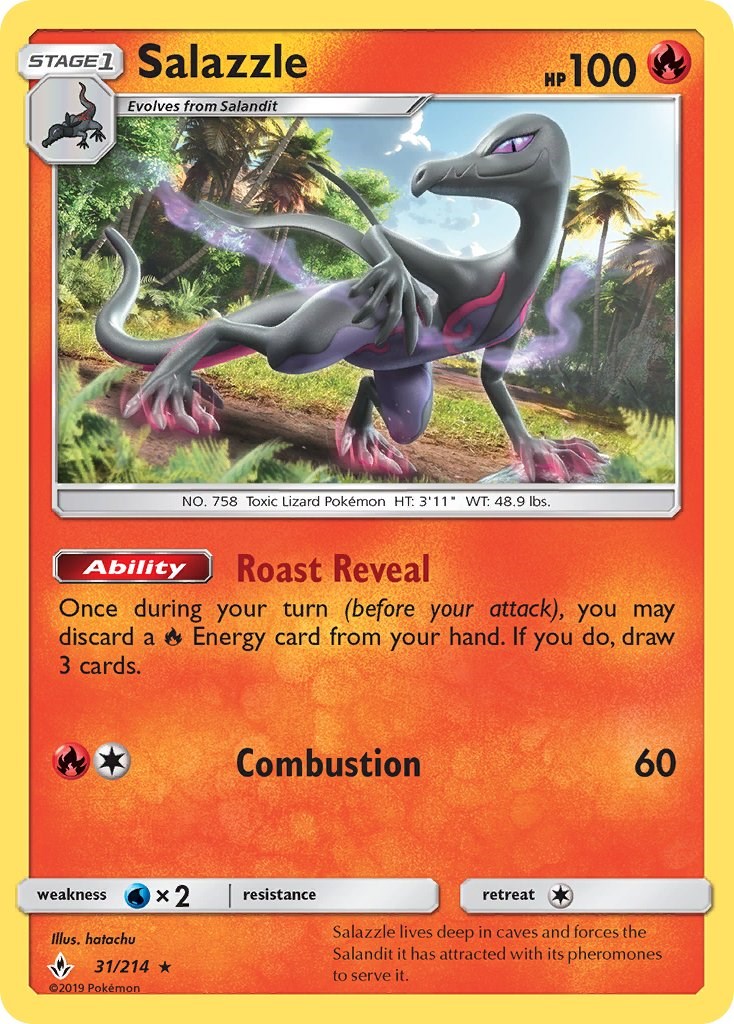 Salazzle - SM - Unbroken Bonds - Pokemon