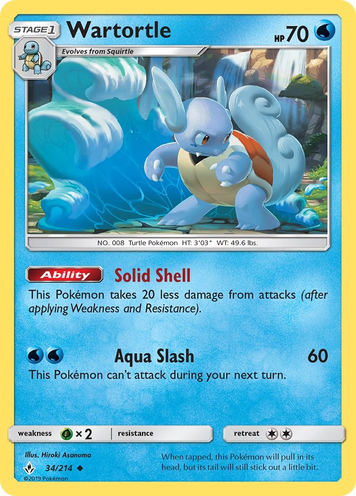 Wartortle card artwork