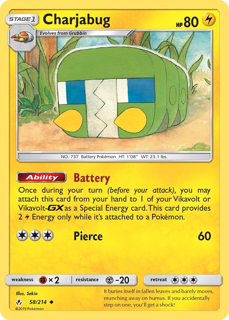 Charjabug card artwork