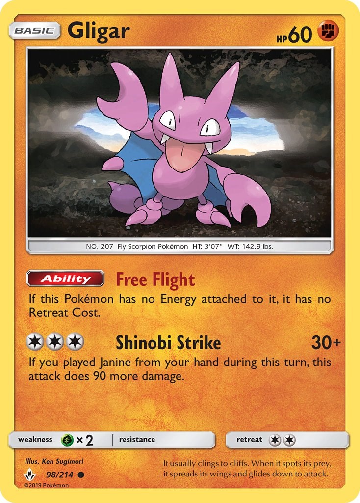 Gligar card artwork