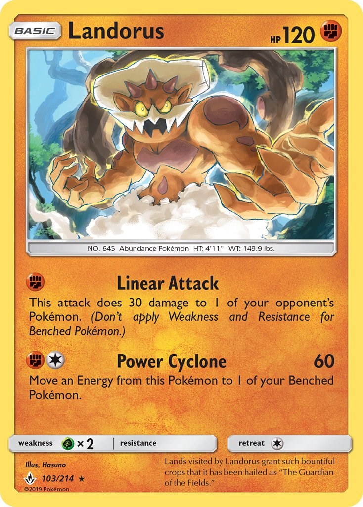 Landorus card artwork