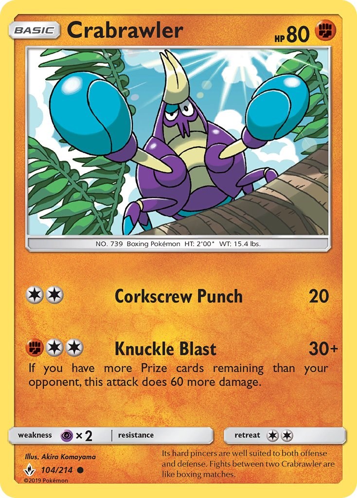 Crabrawler card artwork