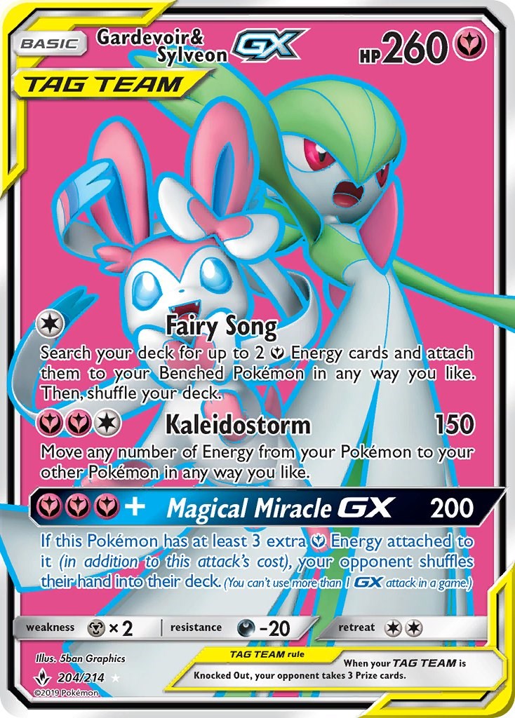 Gardevoir e Sylveon-GX / Gardevoir & Sylveon-GX (130/214), Busca de Cards