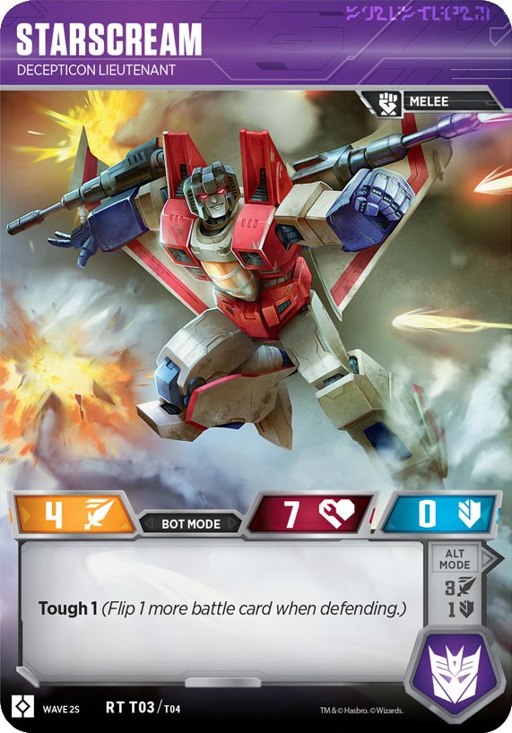 Starscream - Decepticon Lieutenant (Wave 2S - Bumblebee vs Megatron)