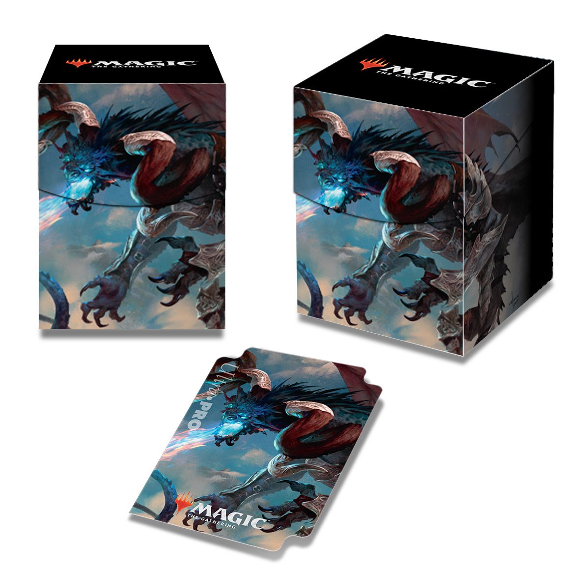 Ultra Pro - Deck Box 100+ Per Magic: The Gathering - The Swamp (Mana 8) Con Simbolo Della Palude, Divisorio Incluso - 2