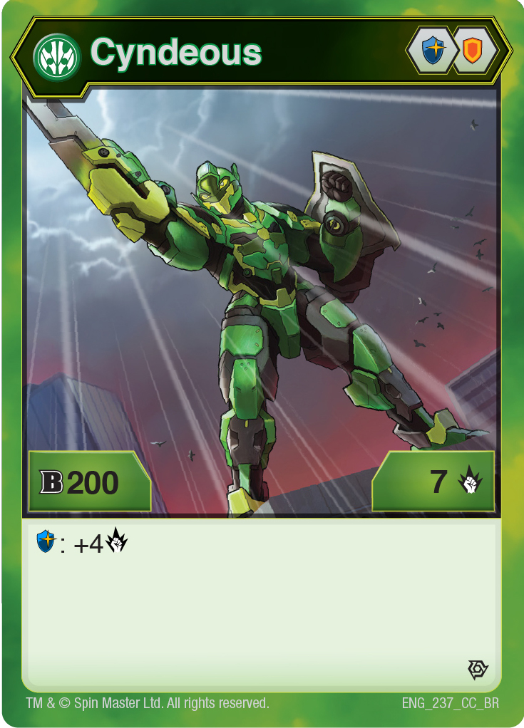 Cyndeous (237) Resurgence Bakugan TCG