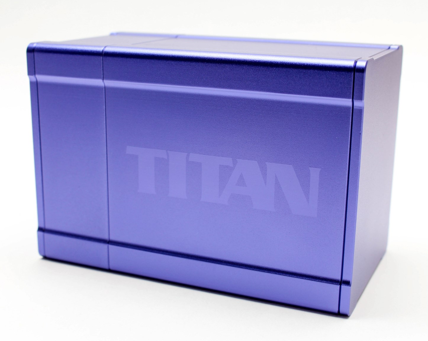 TITAN Deck Box Solid Purple BoxGods Deck Boxes Deck Boxes